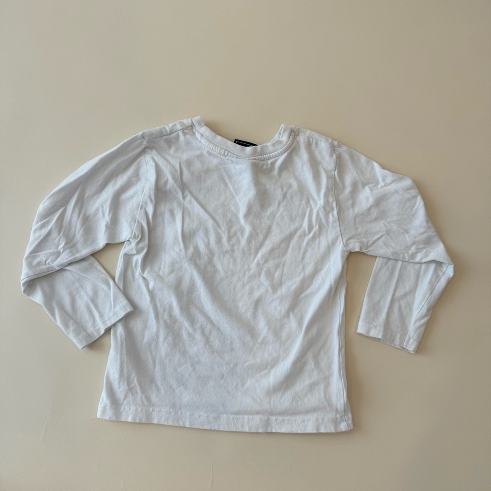 Bench Kids White Long Sleeve Tee with Navy Print - Picture 2 of 3